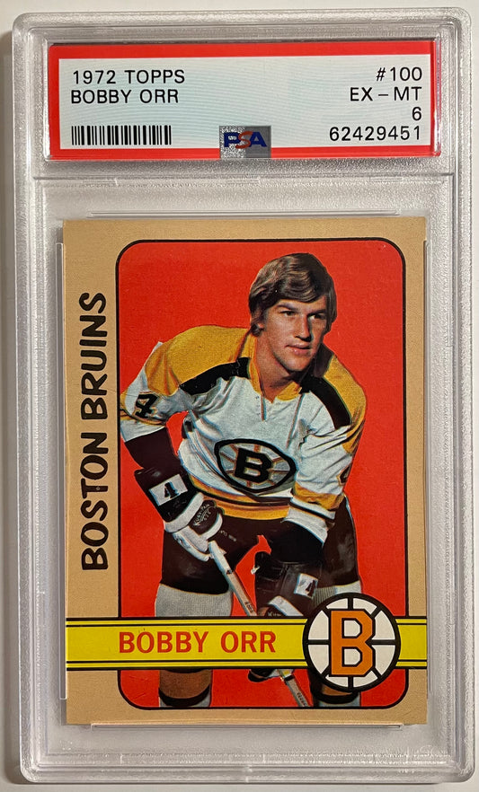 1972 Topps #100 Bobby Orr / PSA 6 / C9451