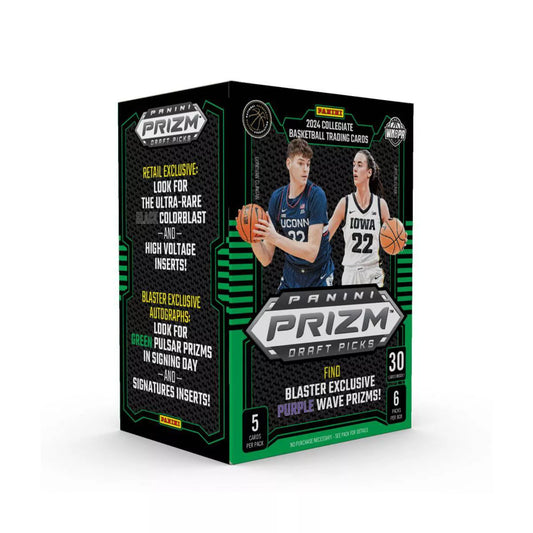 2024/25 Panini Prizm Draft Picks Collegiate Basketball 6-Pack Blaster Box