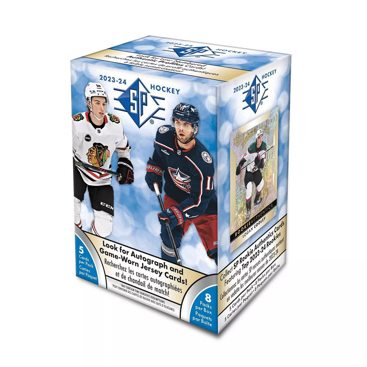 2023/24 Upper Deck SP Authentic Hockey 8-Pack Blaster Box