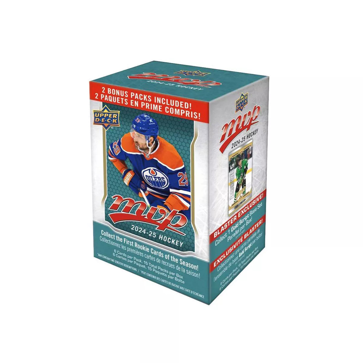 2024/25 Upper Deck NHL MVP Hockey 15-pack Blaster Box