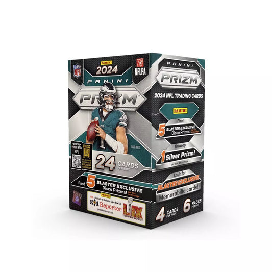 2024 Panini Prizm NFL Football 6-Pack Blaster Box (Disco Prizms)