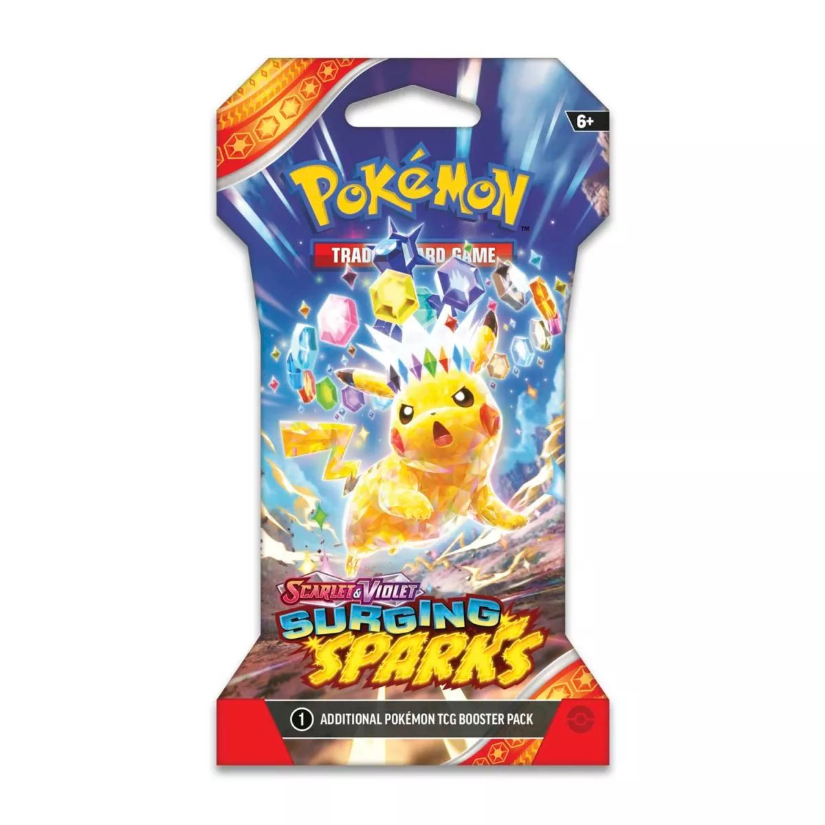 Pokemon SV08 Surging Sparks SLEEVED Booster PACK