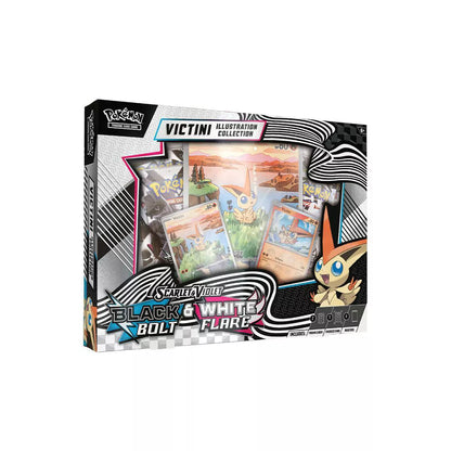 Pokemon SV Black & White 4-Pack Unova Victini Illustration Collection