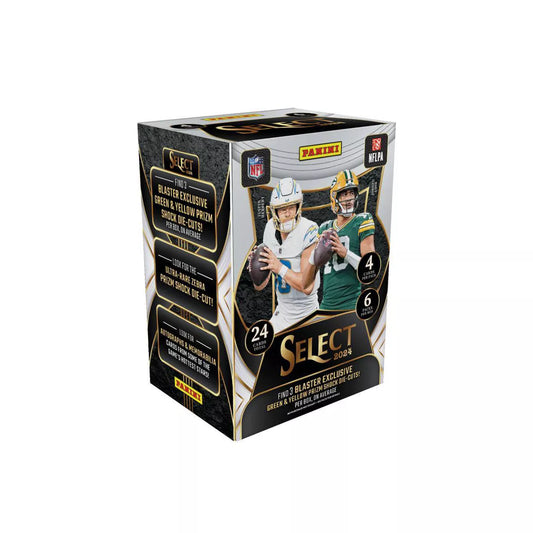 2024 Panini Select NFL Football 6-pack Blaster Box (Green & Yellow Shock)