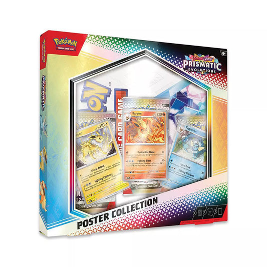 Pokemon SV Prismatic Evolutions 3-Pack Poster Collection