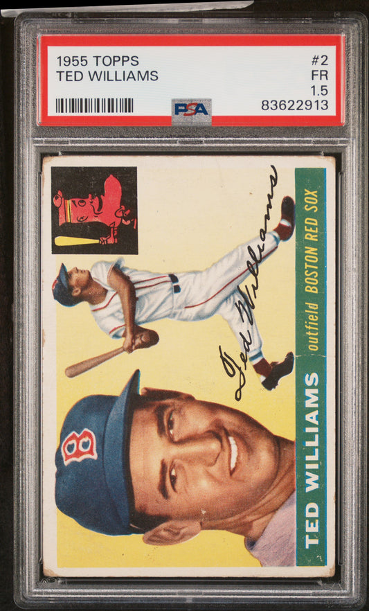 1955 Topps #2 Ted Williams / PSA 1.5 / C2913