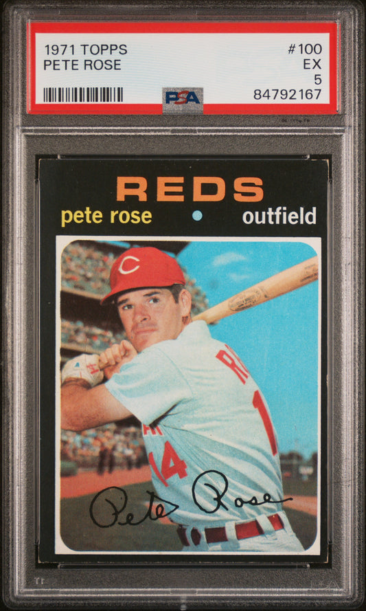 1971 Topps #100 Pete Rose / PSA 5 / C2167