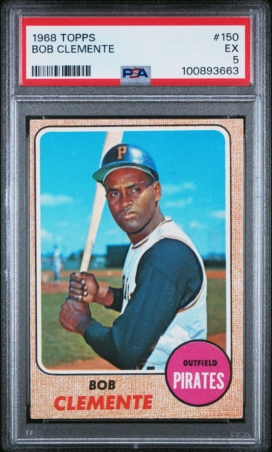 1968 Topps #150 Bob Clemente / PSA 5 / C3663