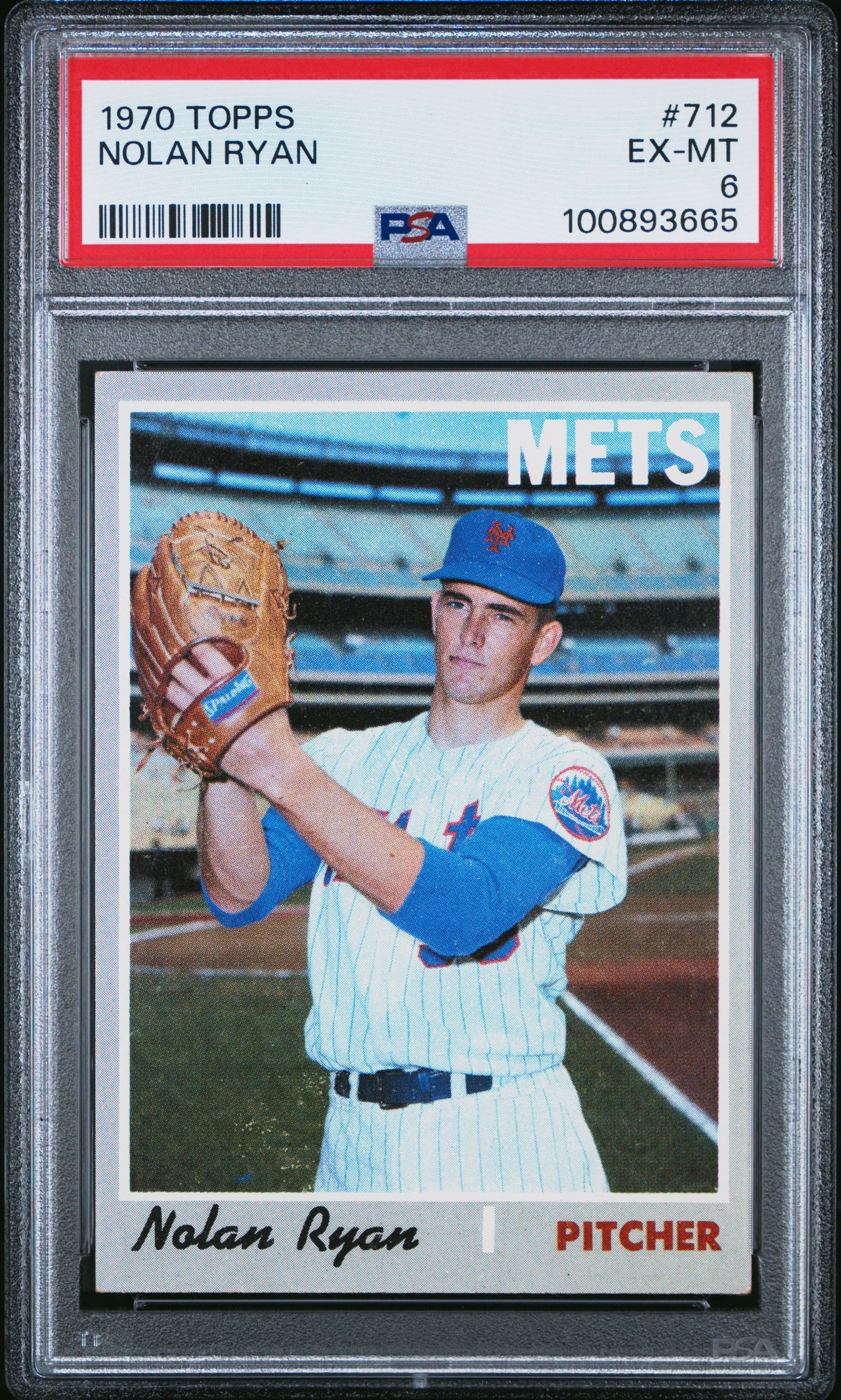 1970 Topps #712 Nolan Ryan / PSA 6 / C3665