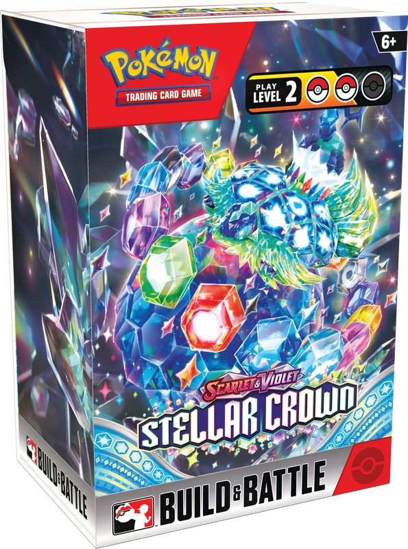 Pokemon Scarlet & Violet 7 Stellar Crown Build and Battle Box