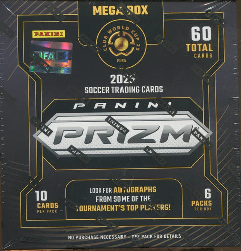 2025 Panini Prizm FIFA Club World Cup Soccer Hobby Mega Box