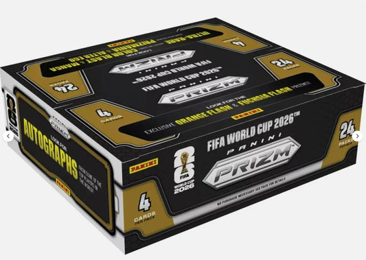 2026 Panini Prizm FIFA World Cup Soccer Retail Box