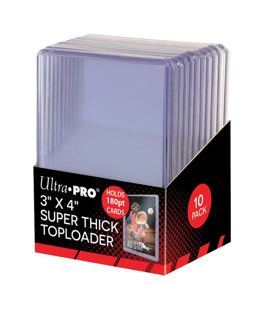 Ultra Pro Top Loader Thick 180pt 3x4 Card Holder - 10 Pack
