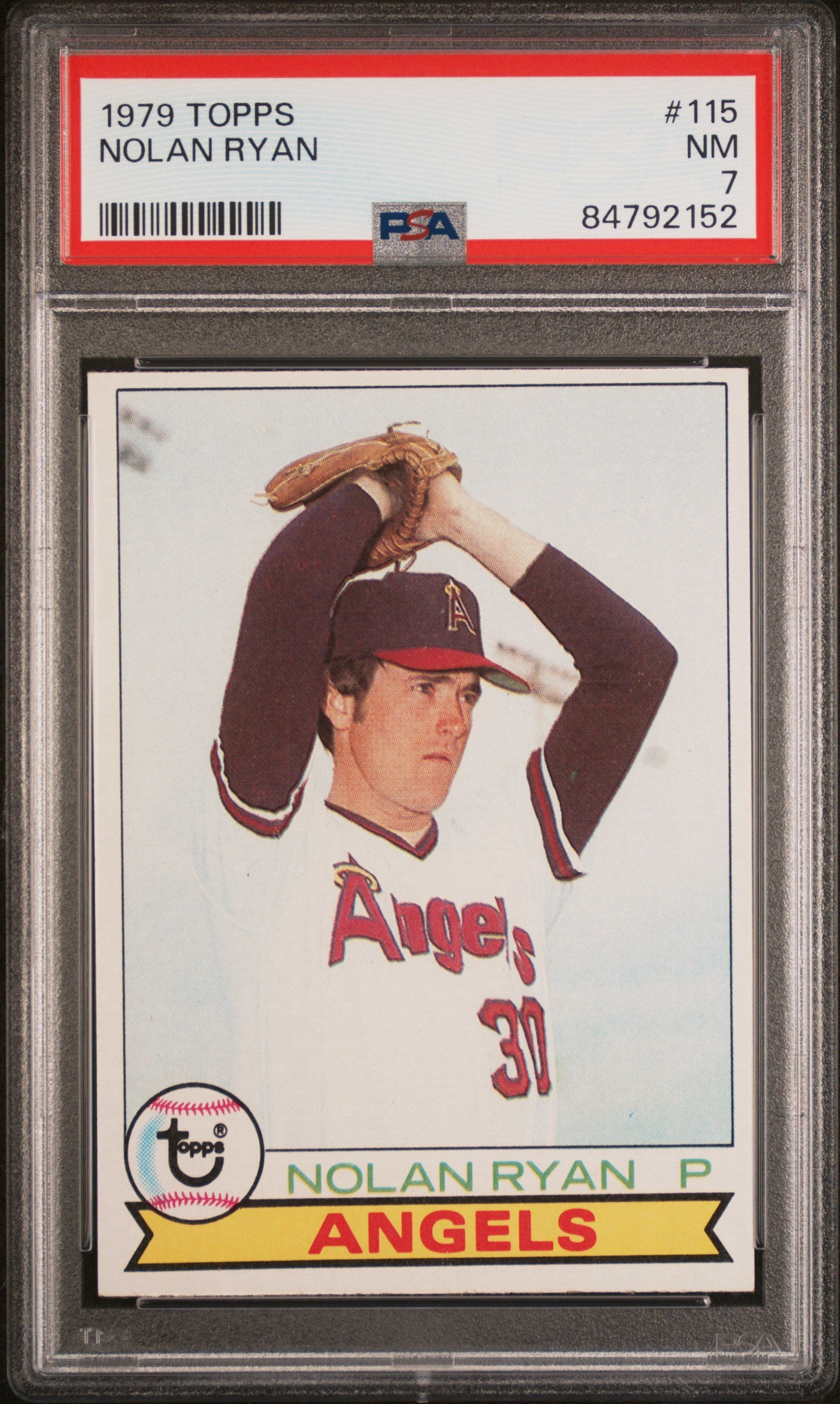 1979 Topps #115 Nolan Ryan / PSA 7 / C2152