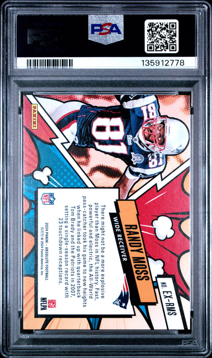 2024 Panini Absolute #EX-RMS Randy Moss Explosive / PSA 9 / C2778