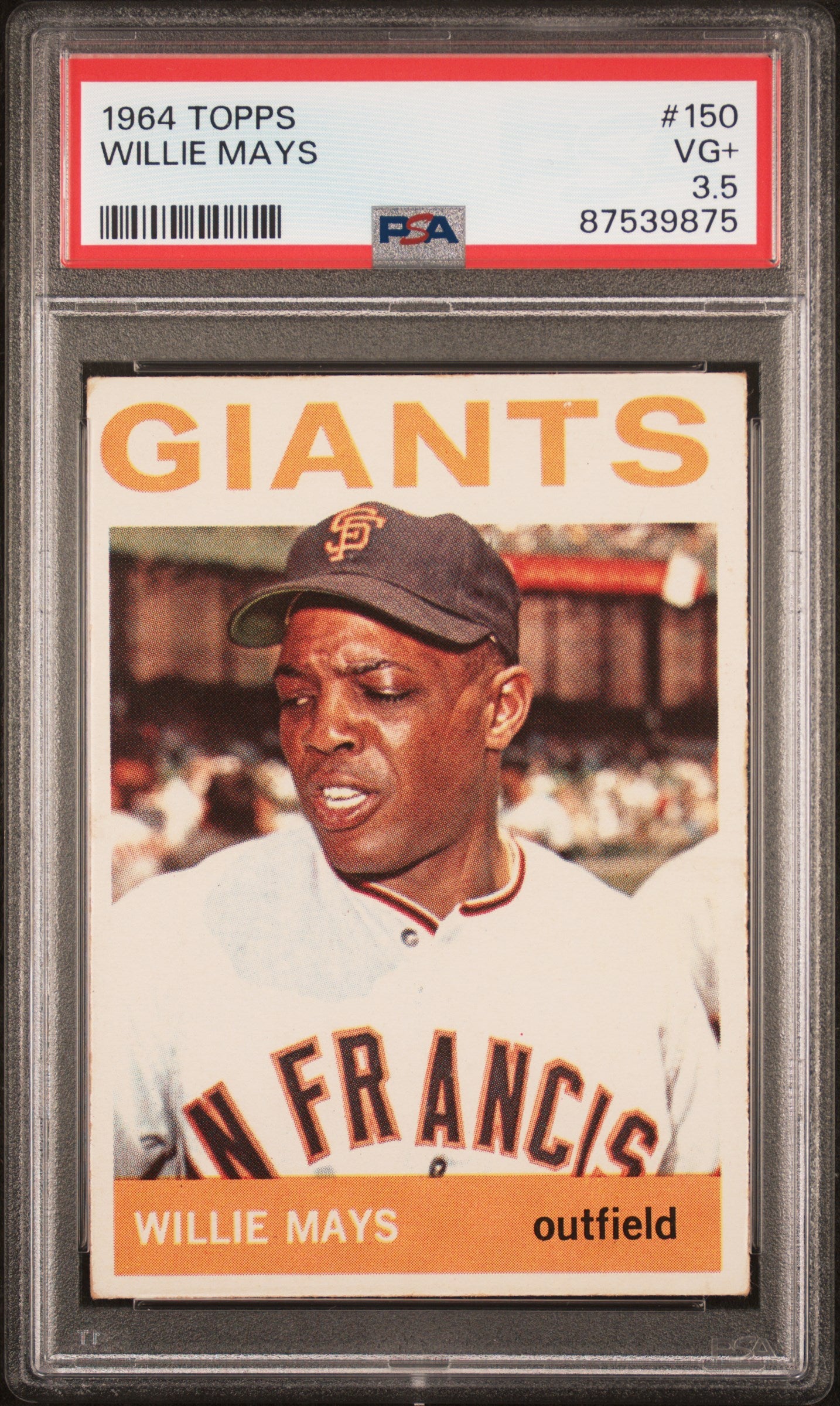 1964 Topps #150 Willie Mays (HOF) / PSA 3.5 / C9875