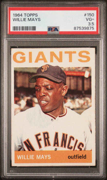 1964 Topps #150 Willie Mays (HOF) / PSA 3.5 / C9875