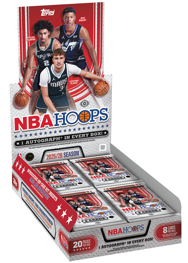 2025/26 Topps NBA Hoops Basketball Hobby Box