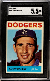 1964 Topps #200 Sandy Koufax / SGC 5.5