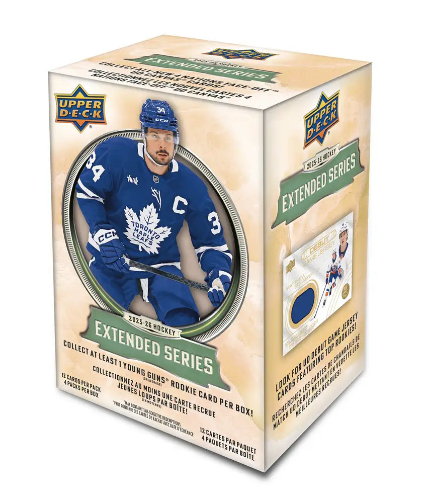 2025/26 Upper Deck Extended Series Hockey 4-Pack Blaster Box