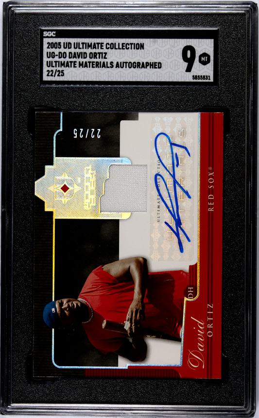 2005 Upper Deck Ultimate Collection #UG-DO David Ortiz AUTO (22/25) / SGC 9 / C5831