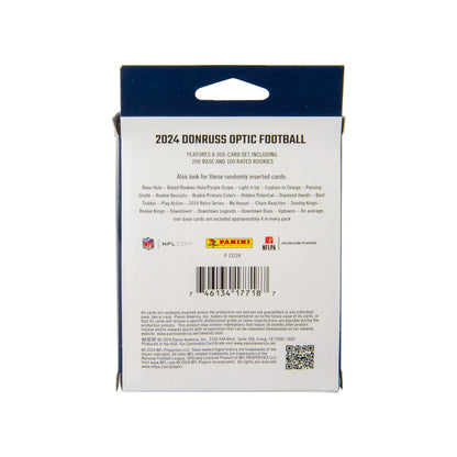 2024 Panini Donruss Optic NFL Football 20-card Hanger Box (Rookie Purple Scope)