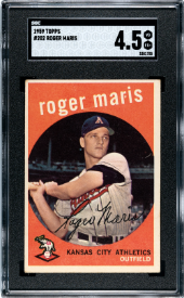 1959 Topps #202 Roger Maris / SGC 4.5 / C1755