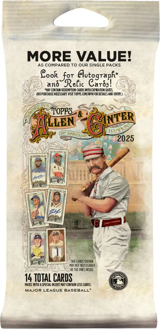 2025 Allen and Ginter Baseball 15-card Fat Pack