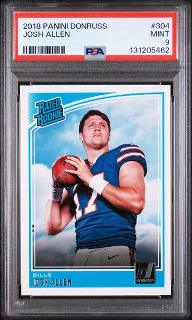 2018 Donruss #304 Josh Allen RC / PSA 9 / C5462