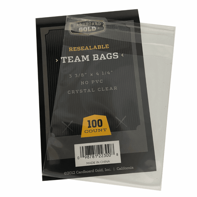 CBG Resealable Team Bags Standard Size - 100 pack