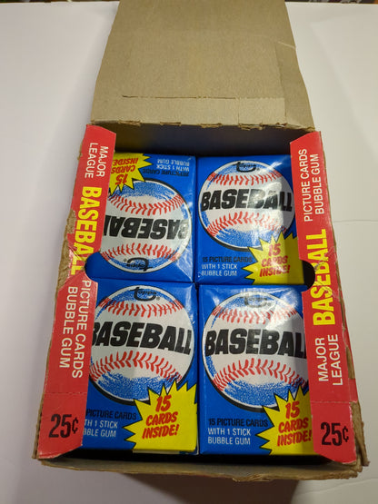 1980 Topps Baseball Wax Pack