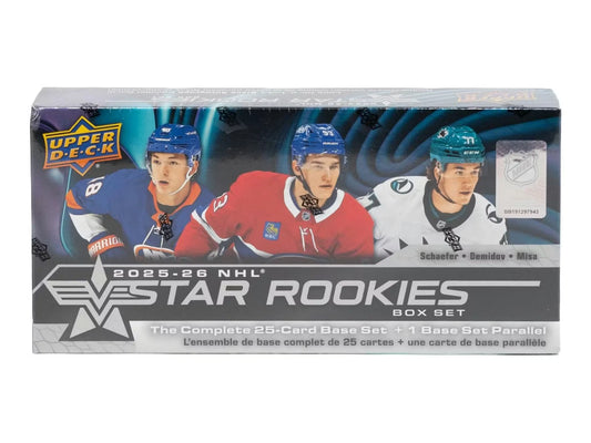 2025/26 Upper Deck NHL Star Rookies Hockey Box Set