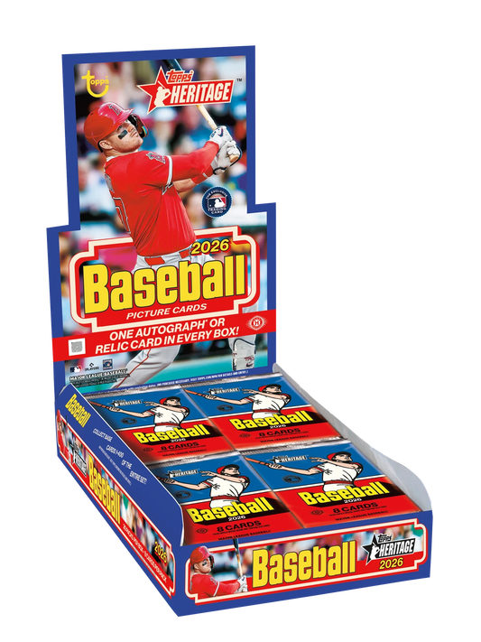 2026 Topps Heritage Baseball Hobby PACK