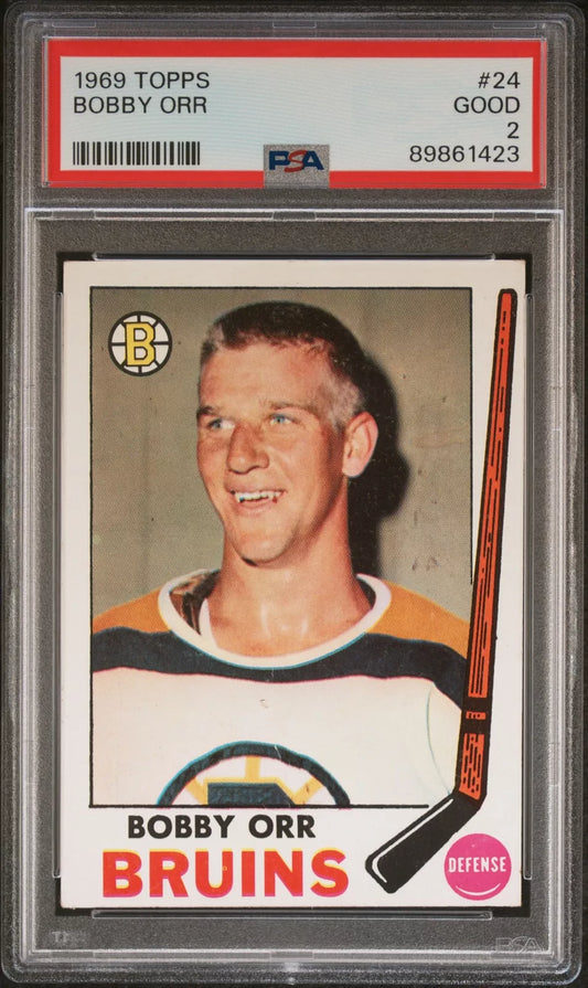 1969/70 Topps #24 Bobby Orr / PSA 2 / C1423