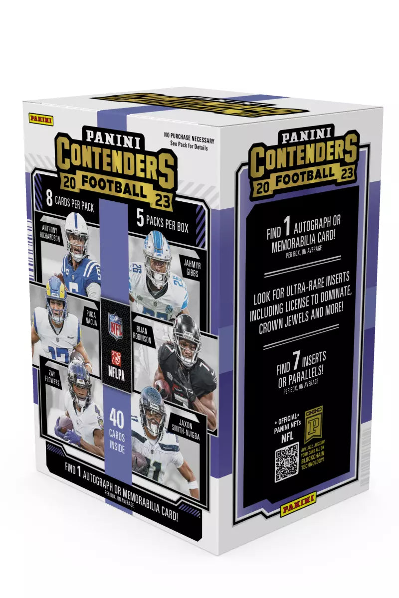 2023 Panini Contenders NFL Football 5-pack Hobby Blaster Box