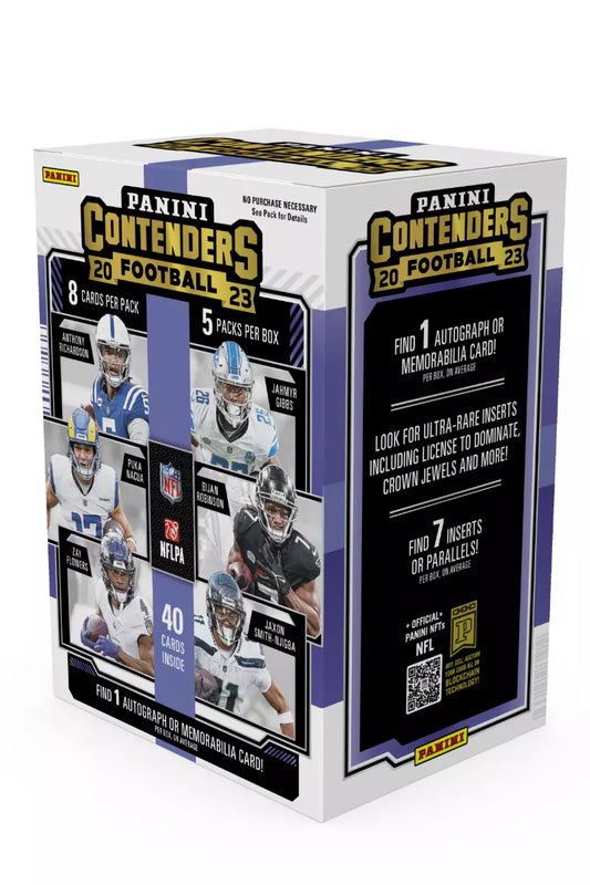 2023 Panini Contenders NFL Football 5-pack Hobby Blaster Box