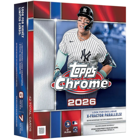 2026 Topps Chrome Baseball Mega Box