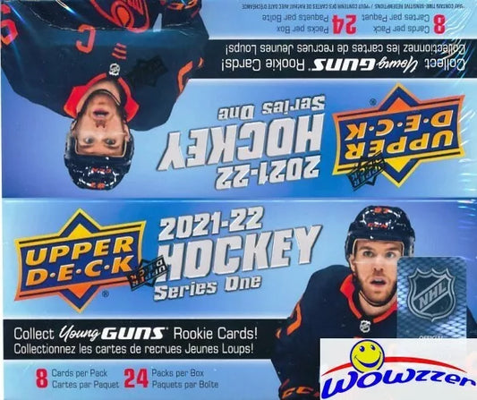 2021/22 Upper Deck Series 1 Hockey Retail 24-Pack Box