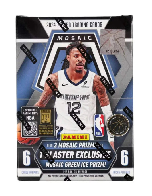 2024/25 Panini Mosaic Basketball 6-Pack Hobby Blaster Box