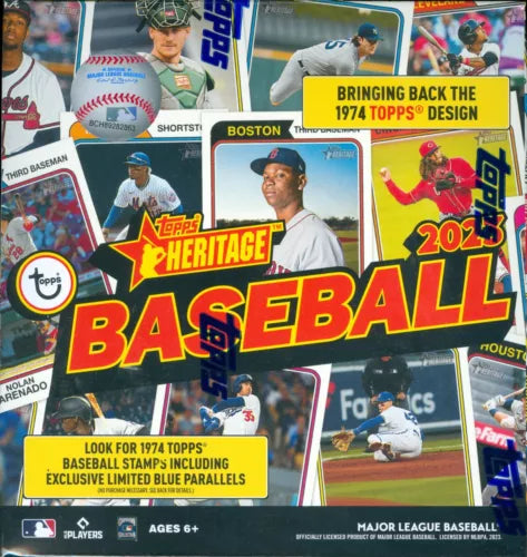 2023 Topps Heritage Baseball Mega Box - Blue Parallels