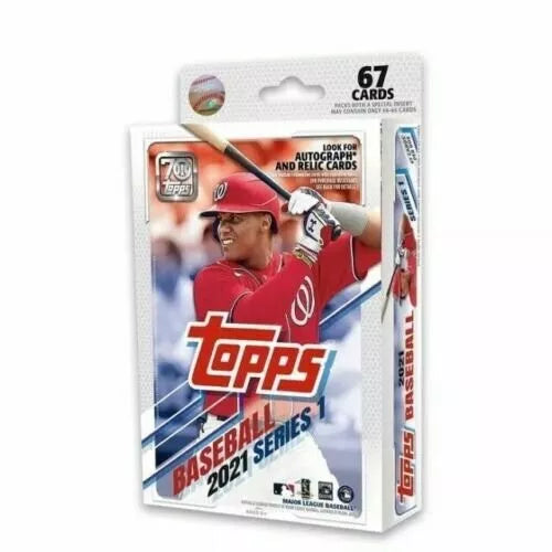 2021 Topps Series 1 Baseball 67-Card Hanger Box