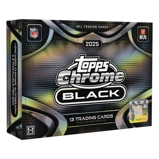 2025 Topps Chrome Black Football Hobby Box