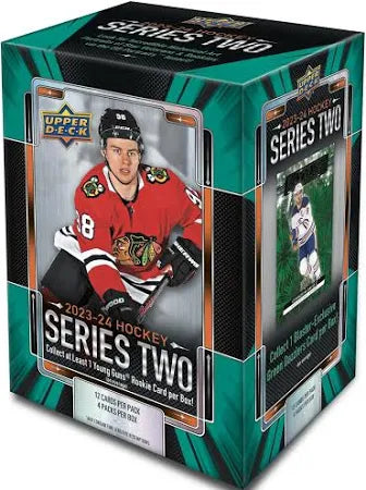 2023/24 Upper Deck Series 2 Hockey 4-Pack Blaster Box