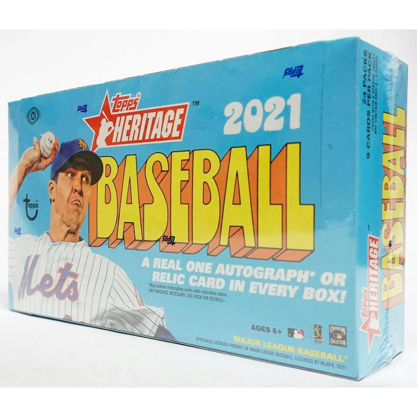 2021 Topps Heritage Baseball Hobby Box